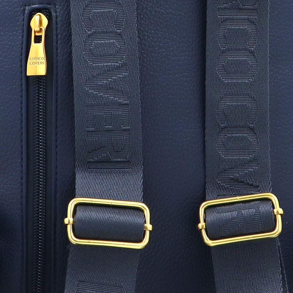 ENRICO COVERI – női hátizsák sok zsebbel – sötétkék