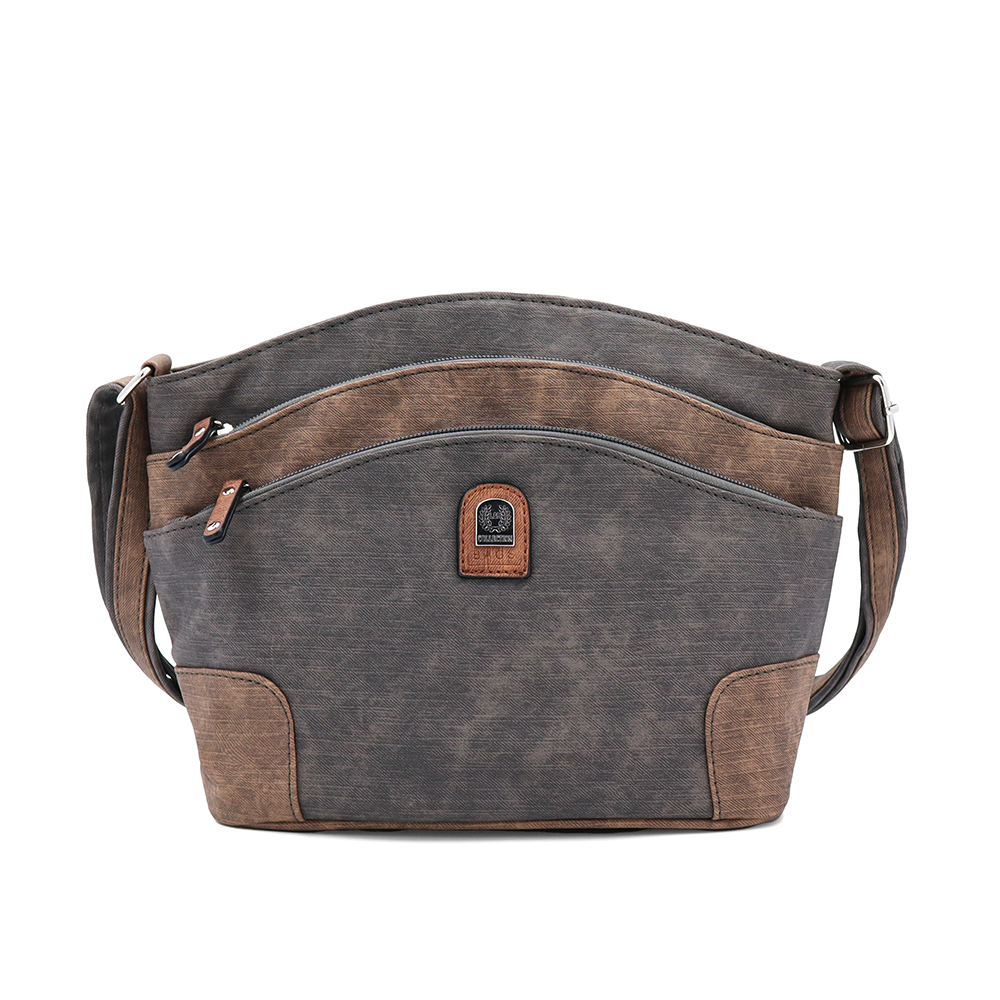 Női válltáska – szürke