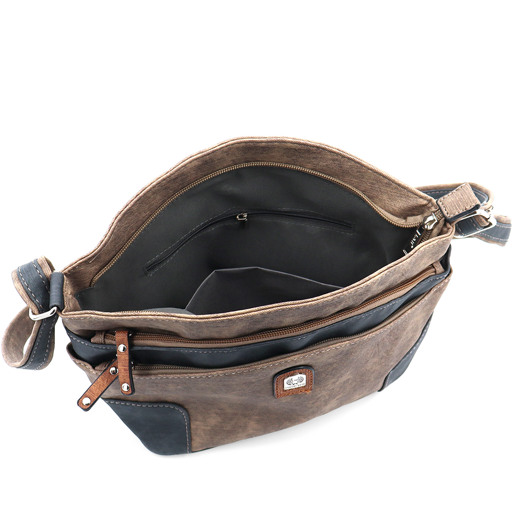 Női válltáska – világosbarna