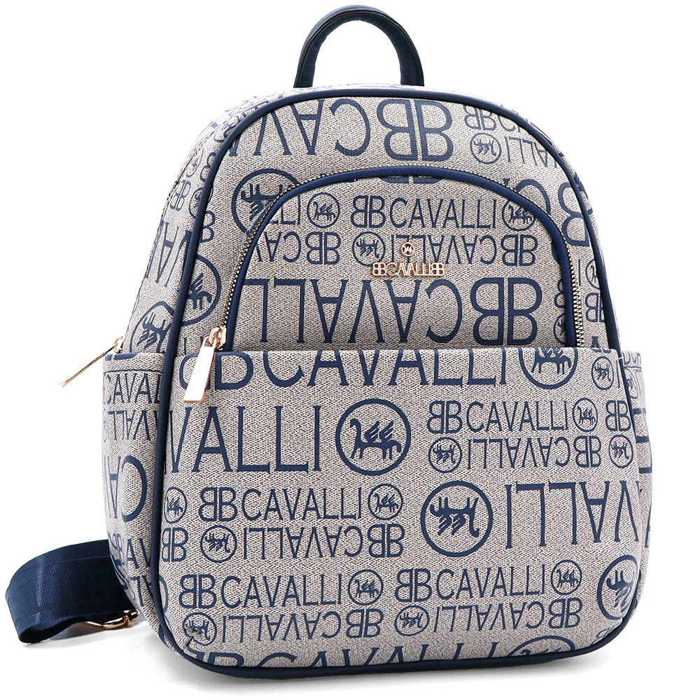 2 az 1-ben – hátizsák és táska mintával – sötétkék