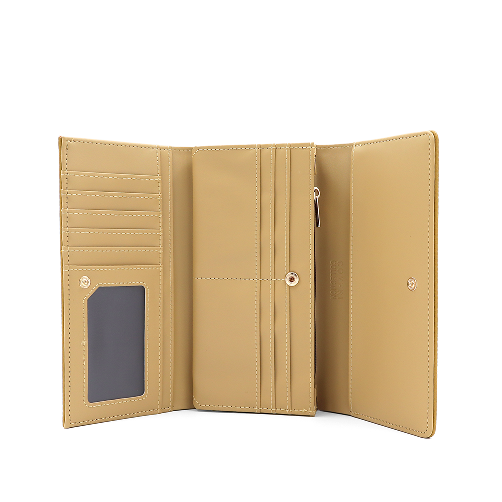 Nagy méretű női pénztárca – mustársárga