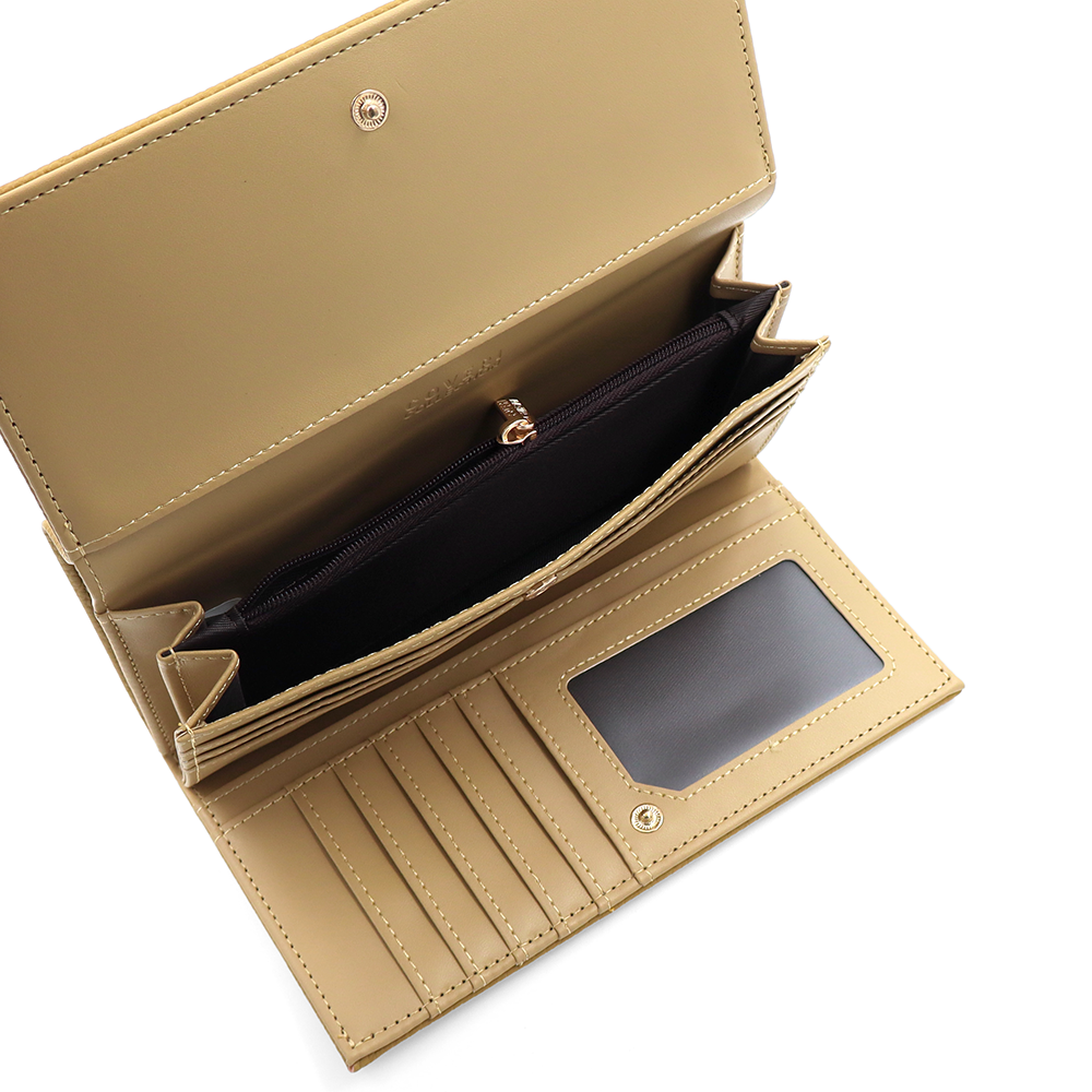 Nagy méretű női pénztárca – mustársárga