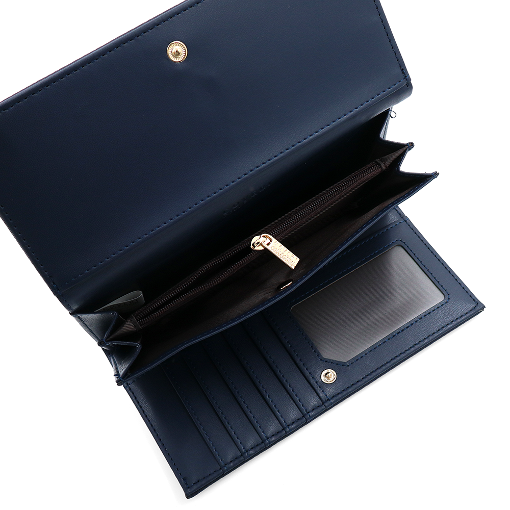 Nagy méretű női pénztárca – sötétkék