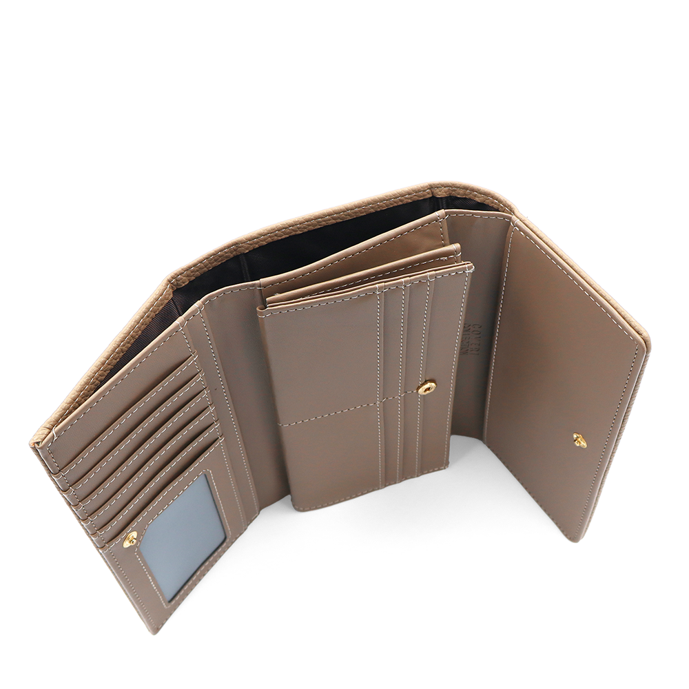 Nagy méretű női pénztárca – világosbarna