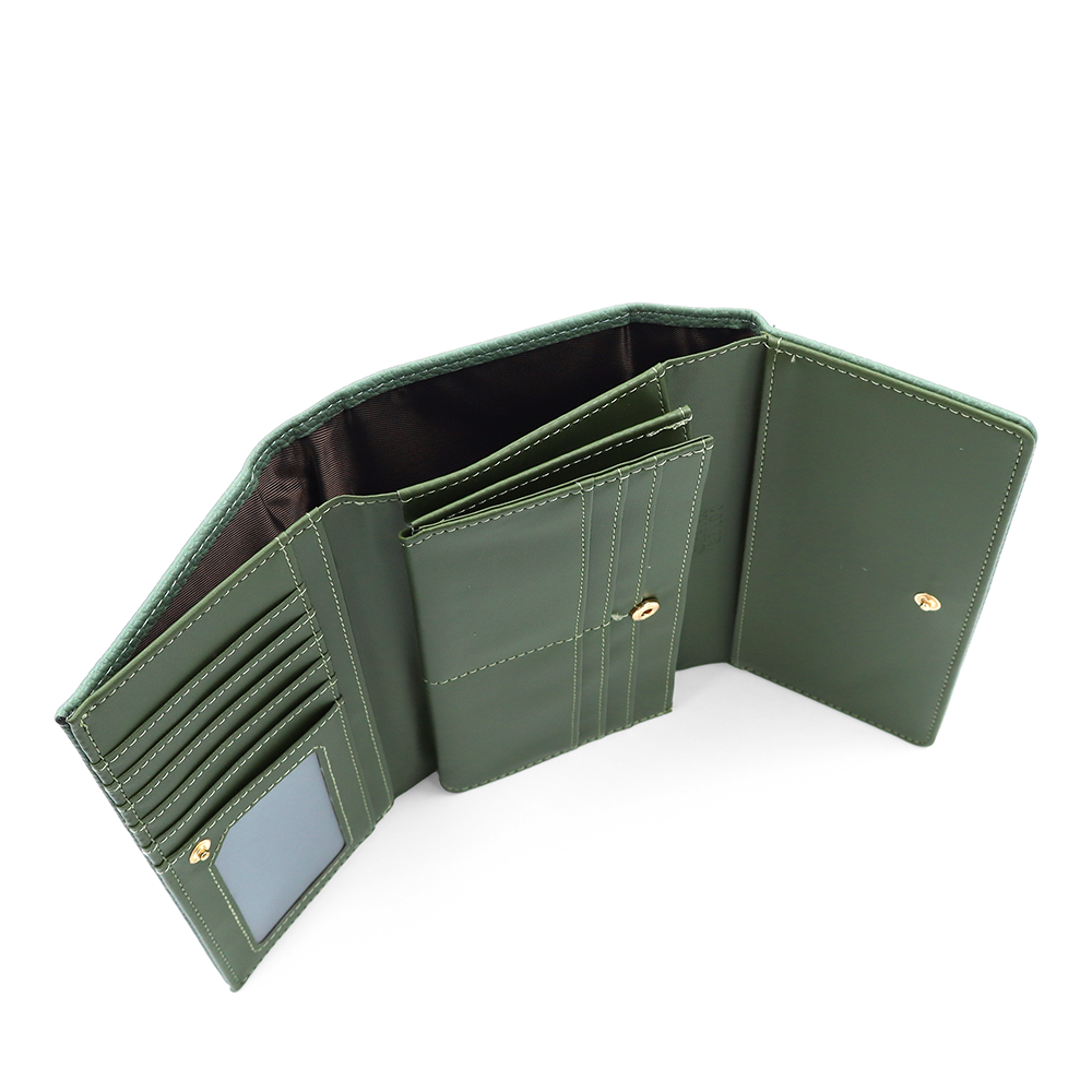 Nagy méretű női pénztárca – zöld