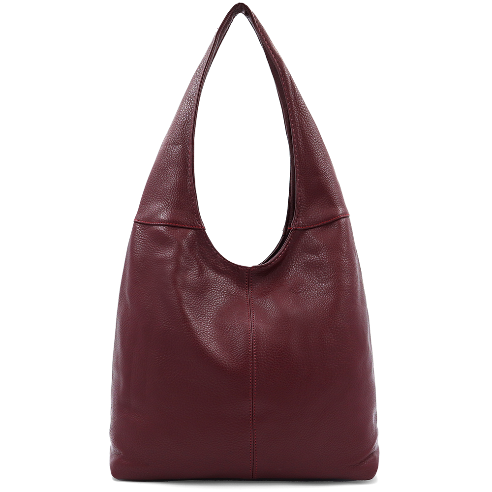 Nagy női táska típusú szatyor - bordó