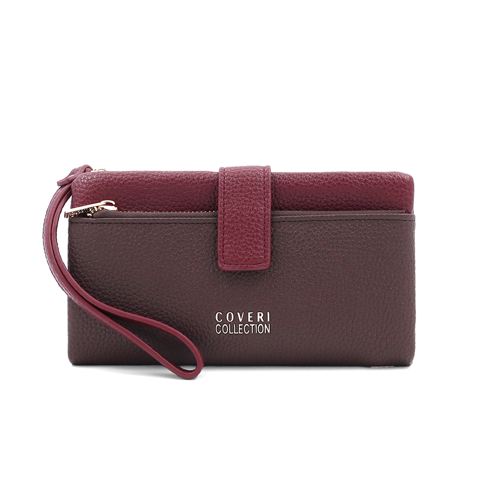 Női pénztárca kézi pánttal – barna