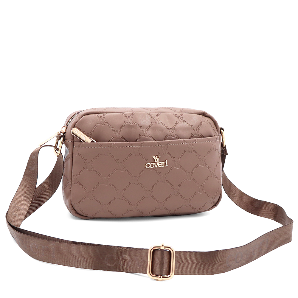 SZETT – Hátizsák + kis női táska – világosbarna