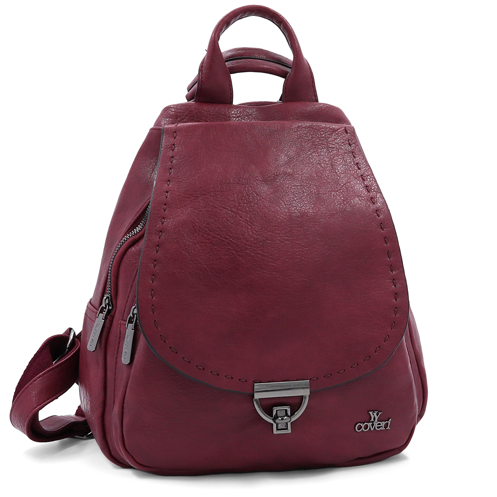 2 az 1-ben – Női hátizsák és táska – bordó