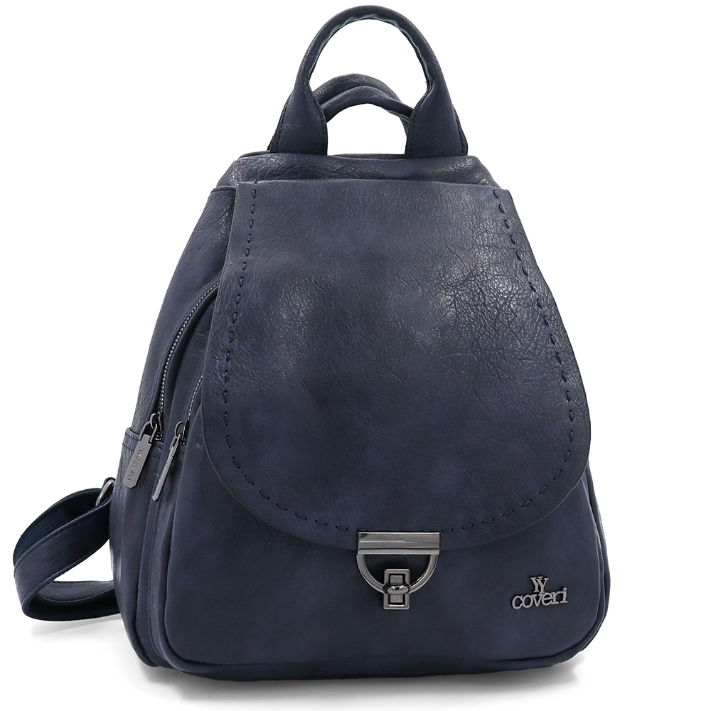 2 az 1-ben – Női hátizsák és táska – sötétkék