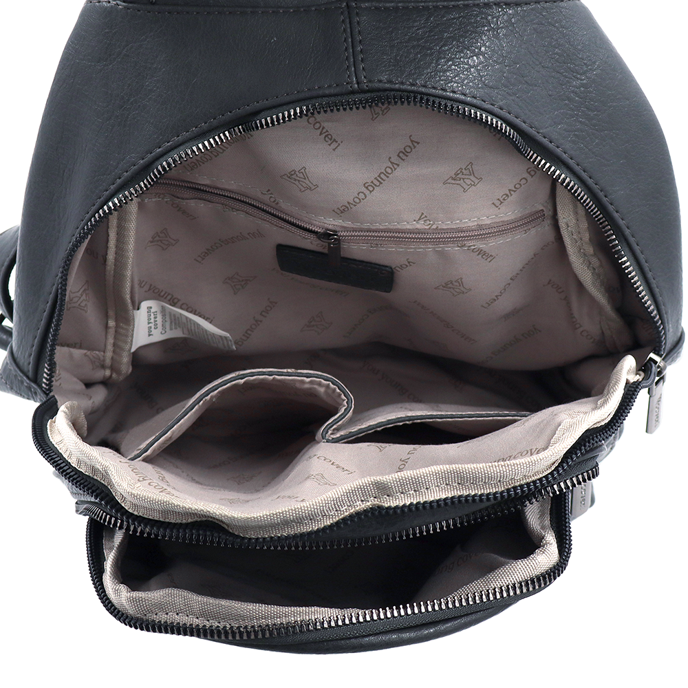 2 az 1-ben – Női hátizsák és táska – szürke