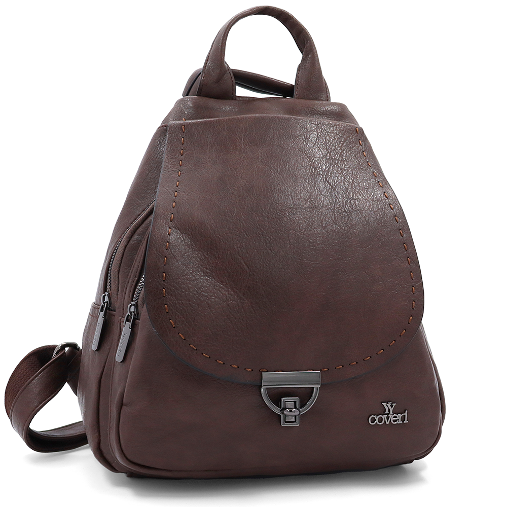 2 az 1-ben – Női hátizsák és táska – barna