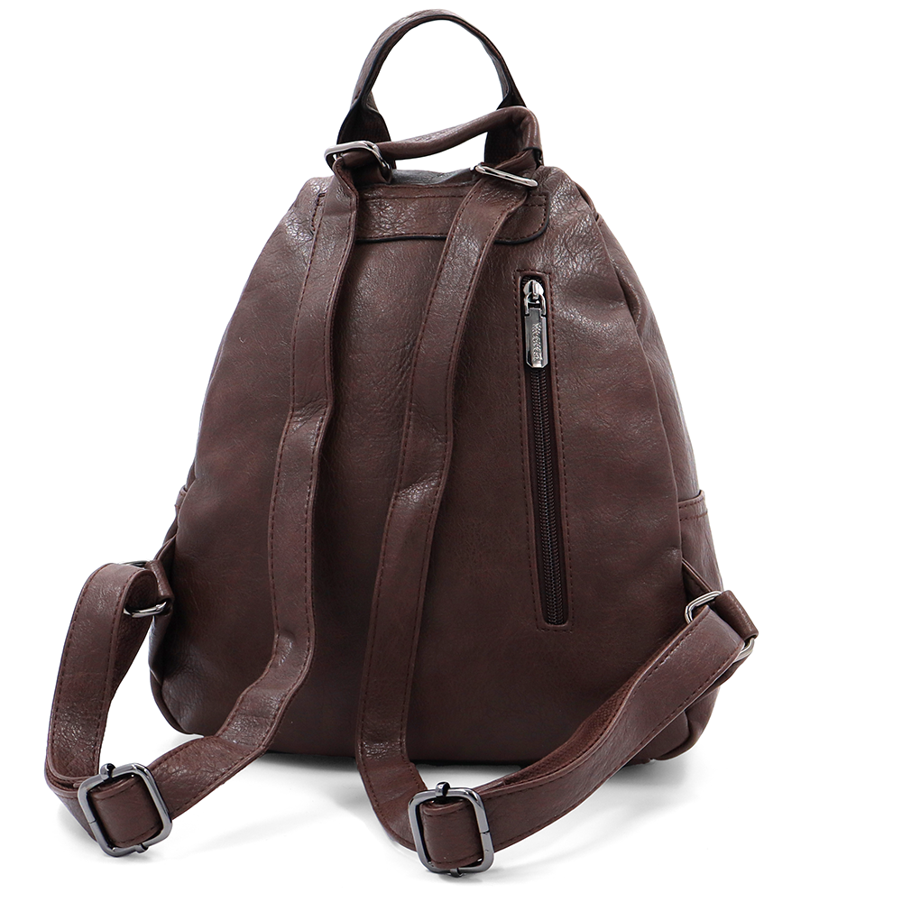 2 az 1-ben – Női hátizsák és táska – barna