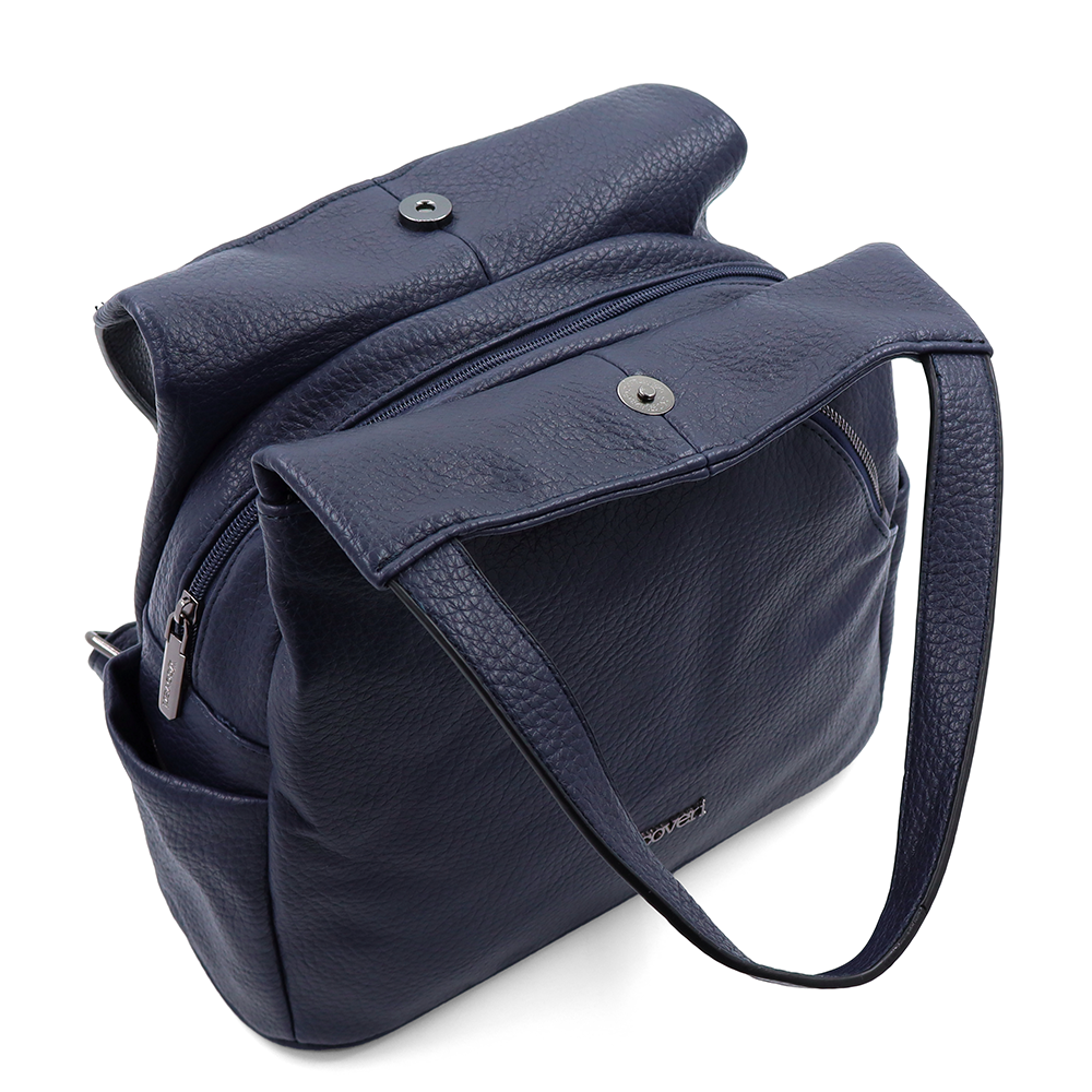 2 az 1-ben – Női hátizsák és táska – sötétkék