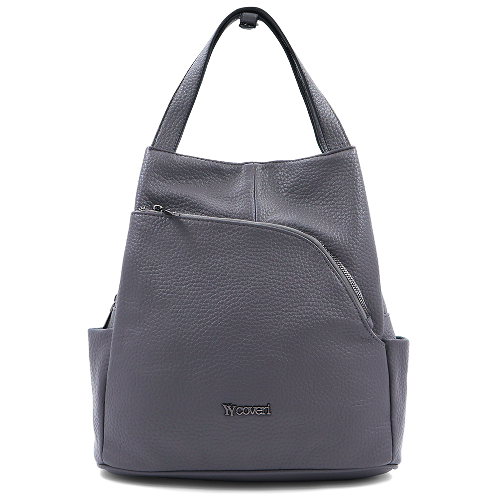 2 az 1-ben – Női hátizsák és táska – szürke