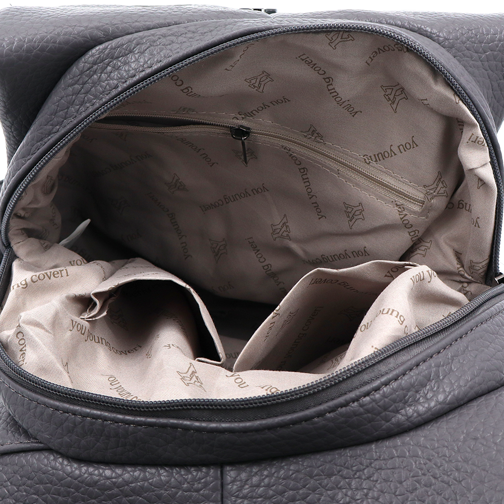 2 az 1-ben – Női hátizsák és táska – szürke