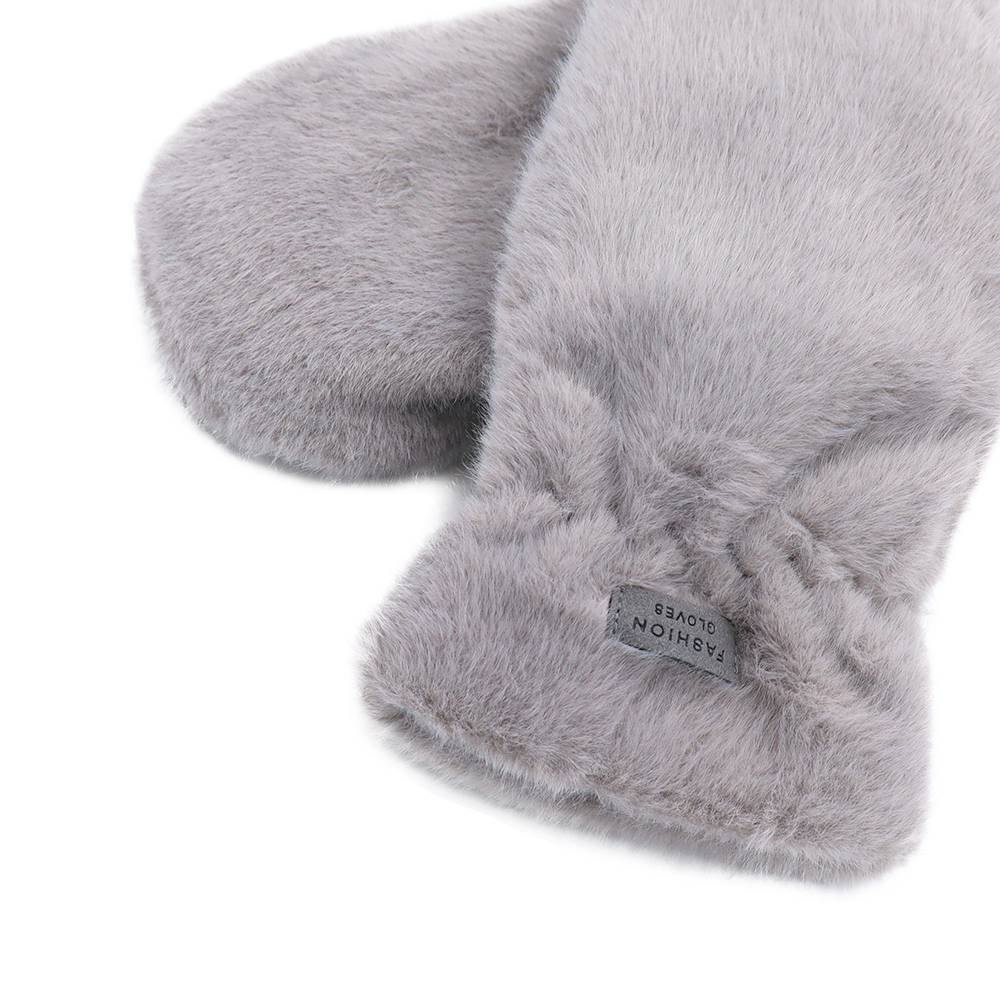 Pihe-puha téli egyujjas kesztyű – szürke