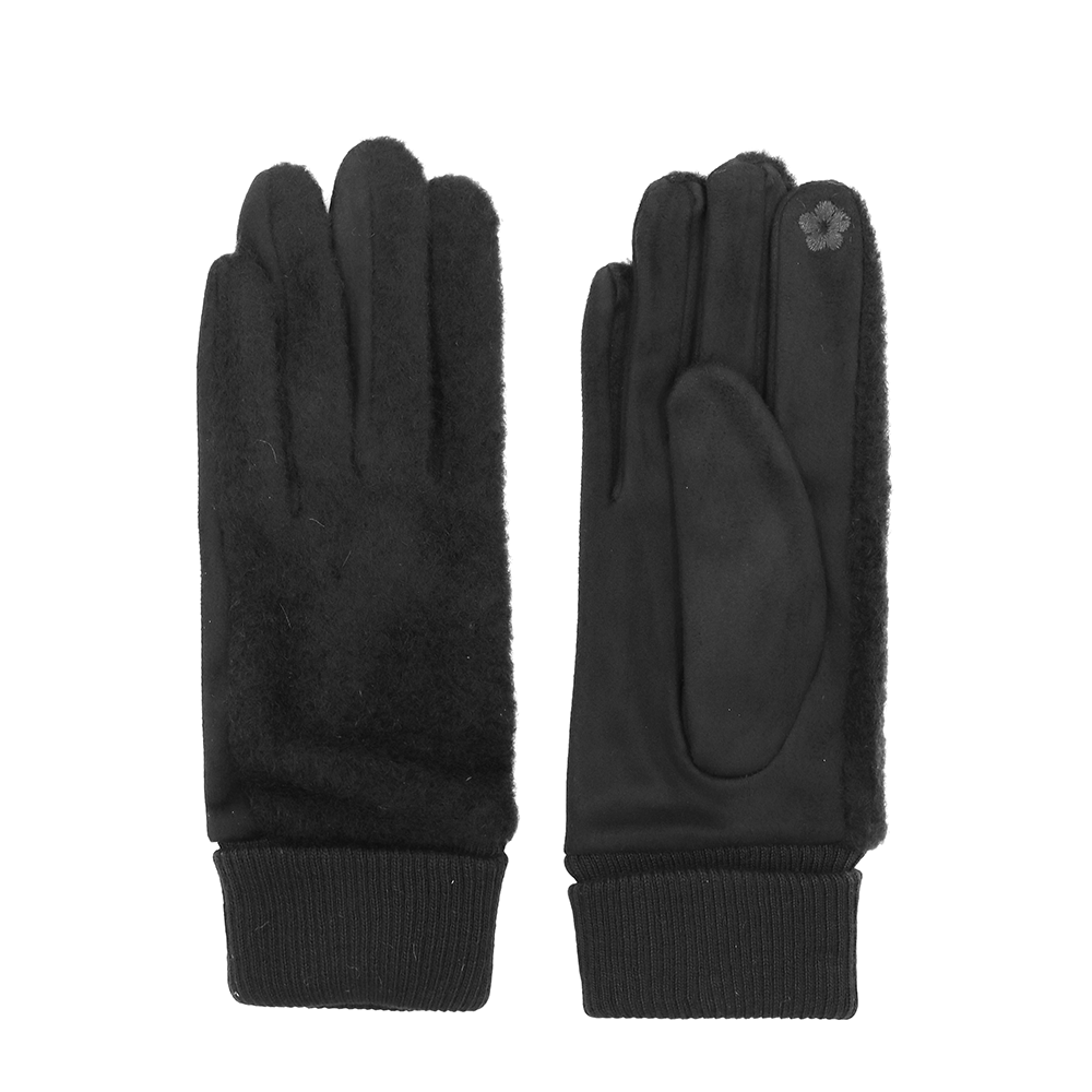 Puha női kesztyű – fekete