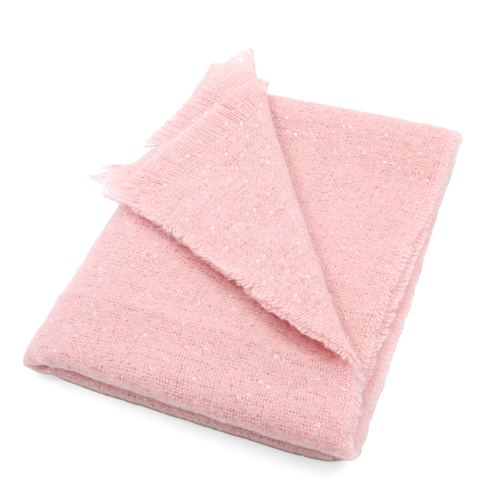 Puha téli sál – rózsaszín