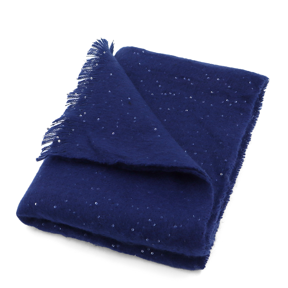 Puha téli sál – sötétkék