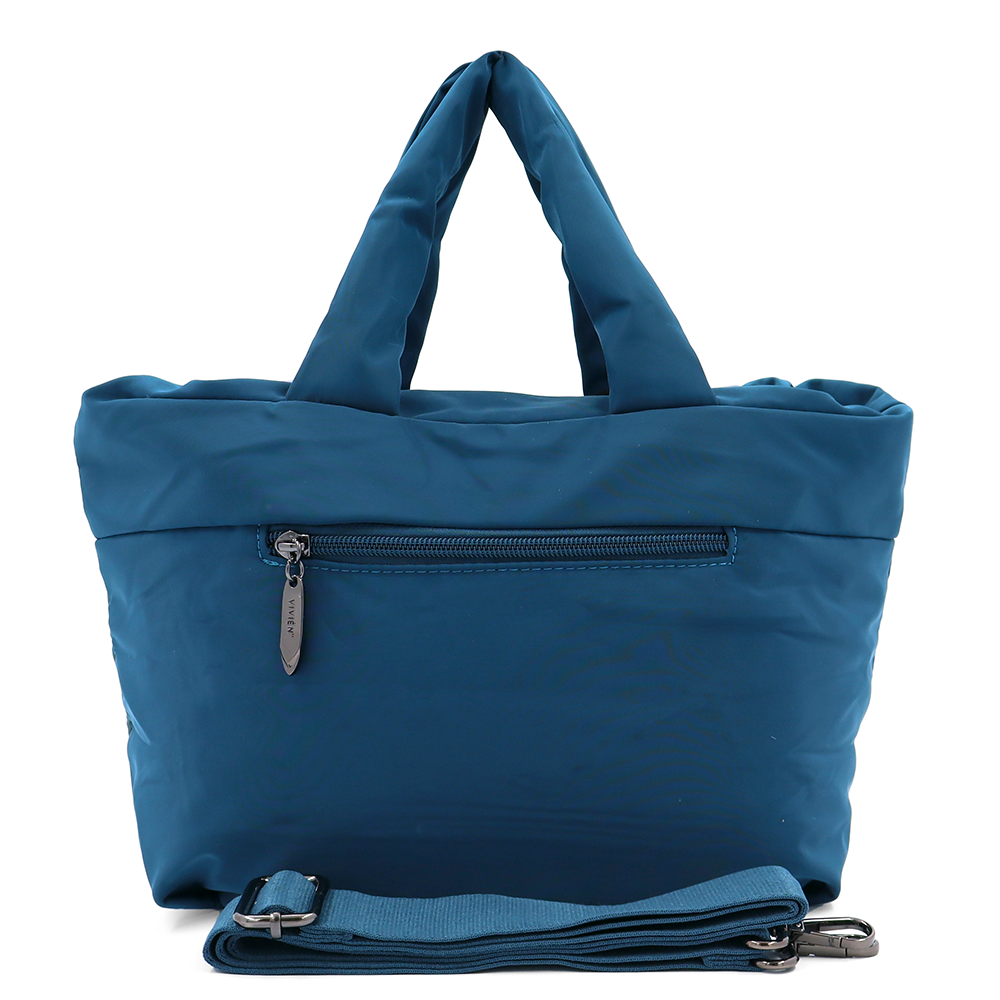 Színes női vászontáska – kék