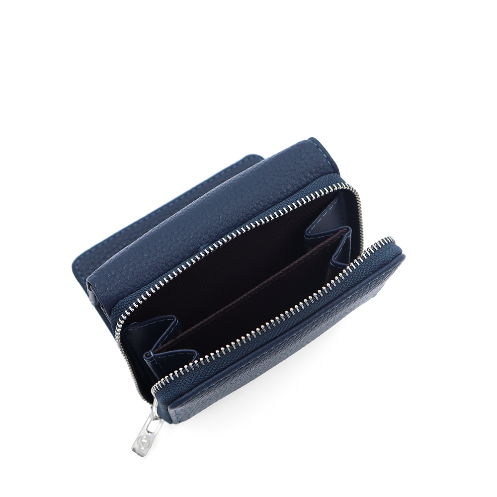 Kompakt női pénztárca – sötétkék