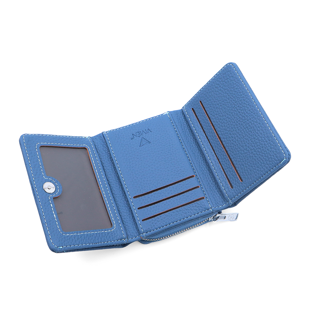 Kompakt női pénztárca – kék