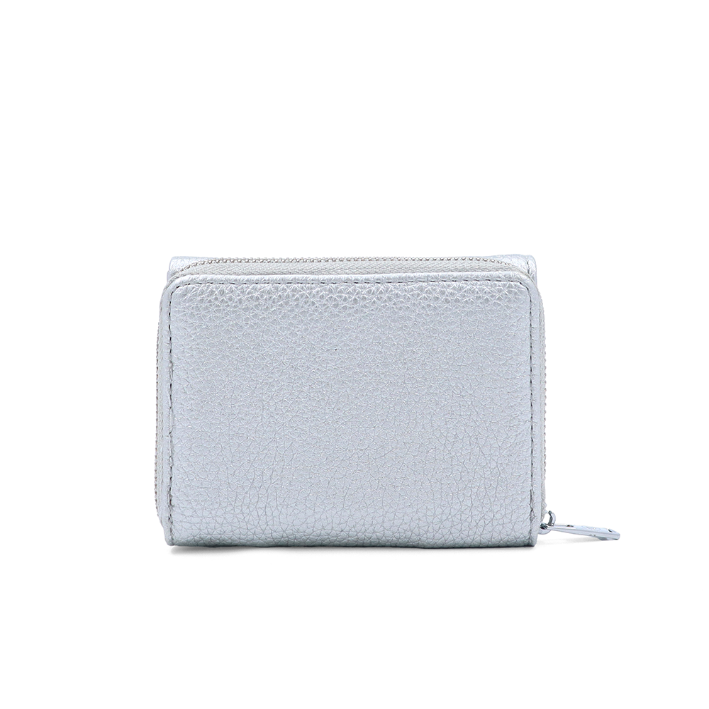 Kompakt női pénztárca – ezüstszínű