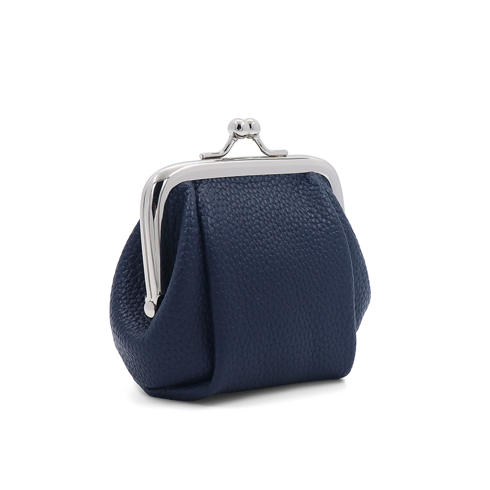 Pénztárca fémkeretes kapoccsal – sötétkék