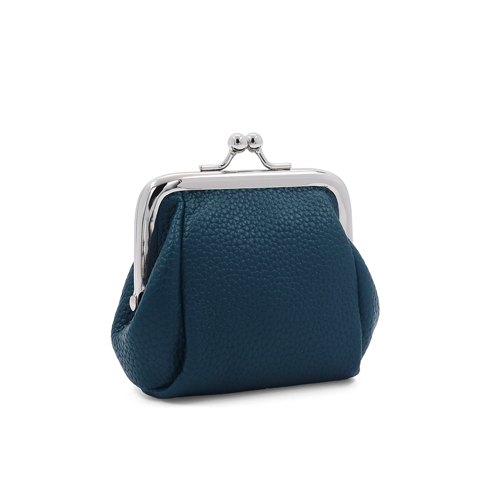 Pénztárca fémkeretes kapoccsal – kék