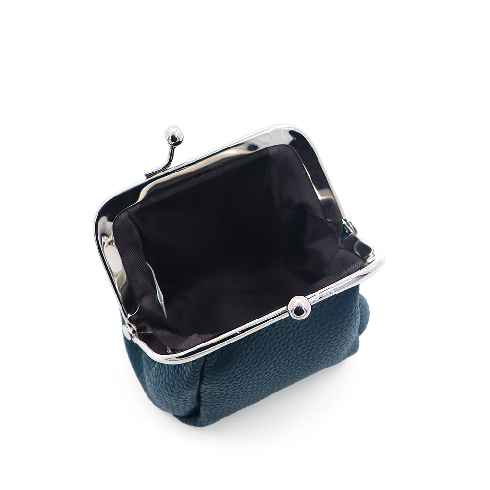 Pénztárca fémkeretes kapoccsal – kék