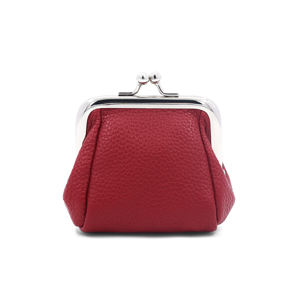 Pénztárca fémkeretes kapoccsal – piros