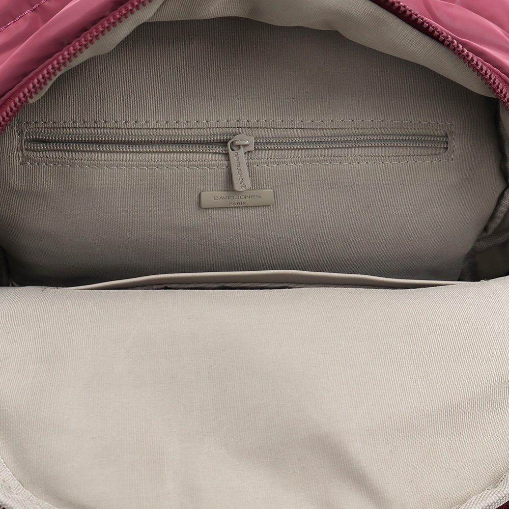 David Jones – Női vászon hátizsák macival – bordó