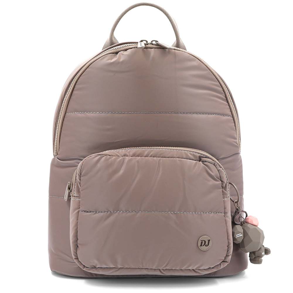 David Jones – Női vászon hátizsák macival – világosbarna