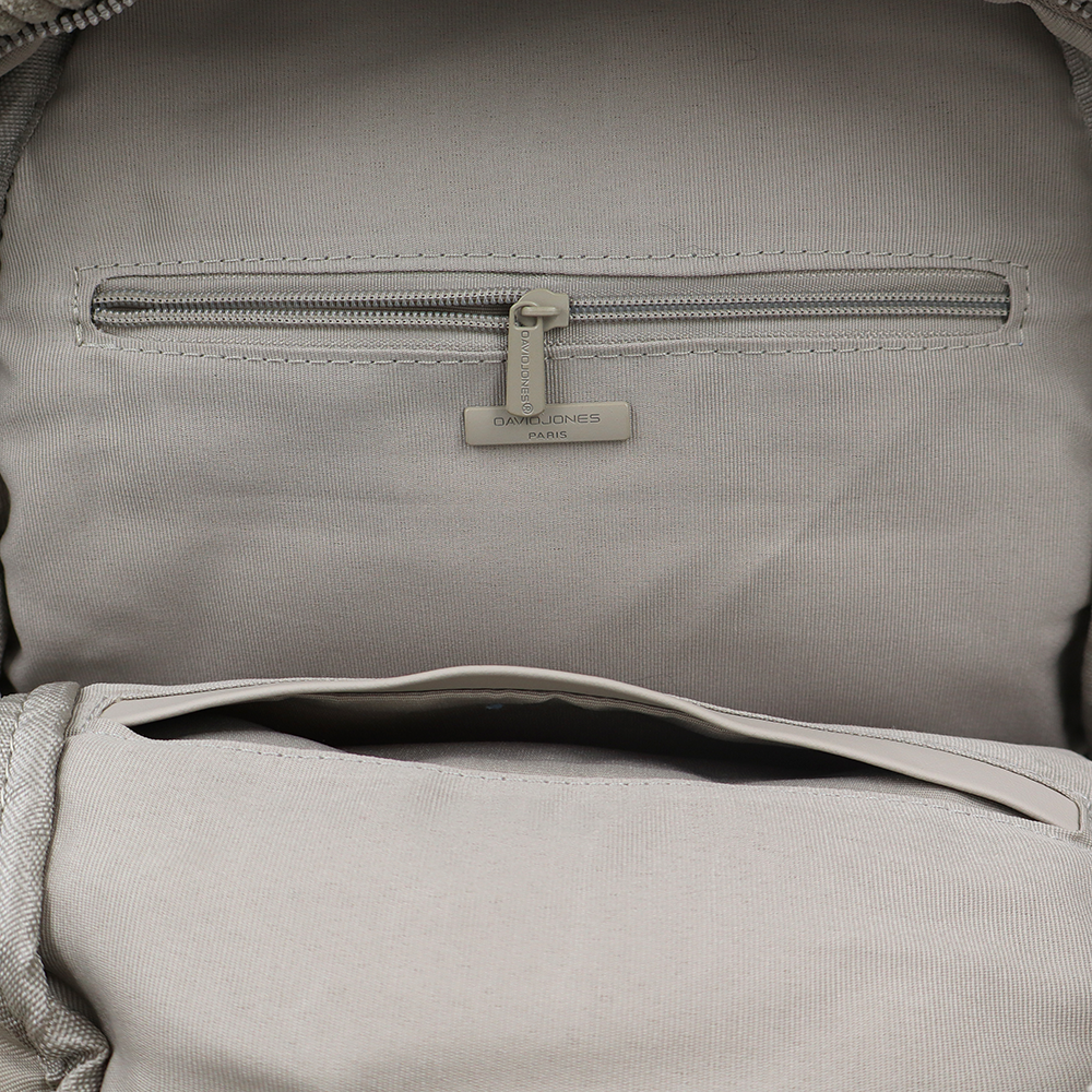 David Jones – Hátizsák kordbársonyból lógó macival – világosbarna