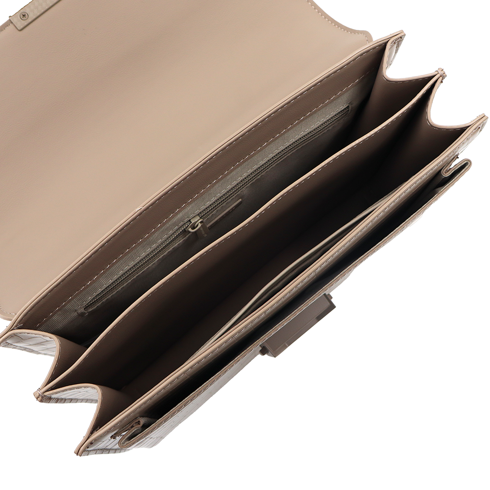 David Jones – Női válltáska mintával – világosbarna