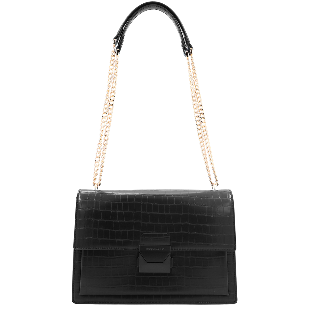 David Jones – Női válltáska mintával – fekete