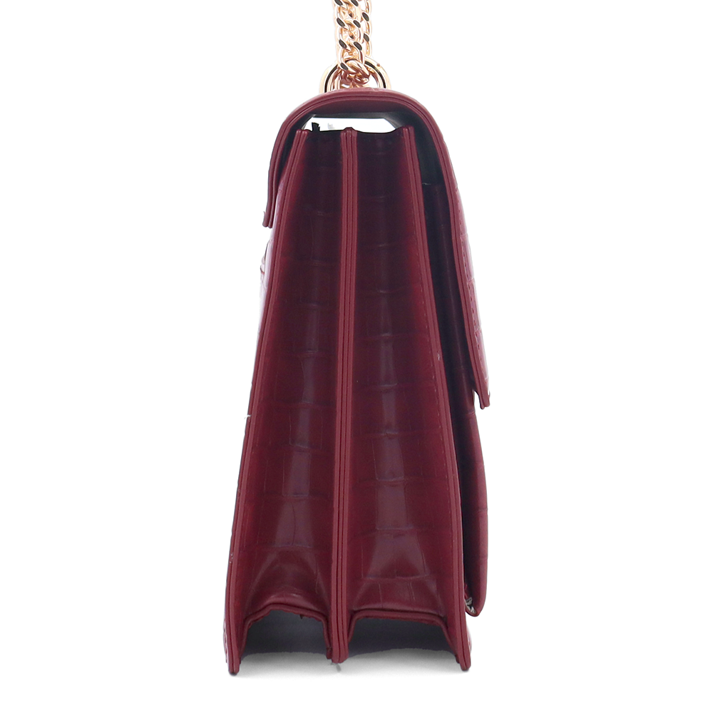 David Jones – Női válltáska mintával – bordó