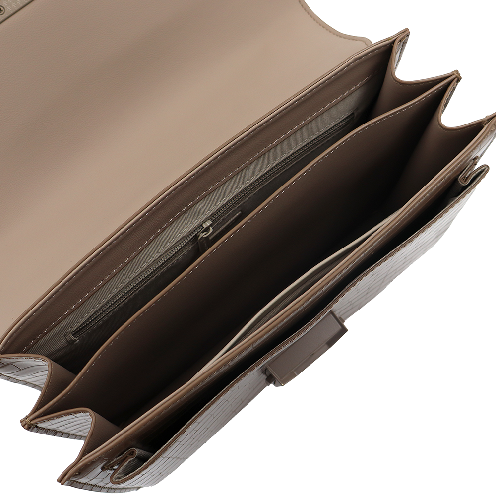 David Jones – Női válltáska mintával – barna