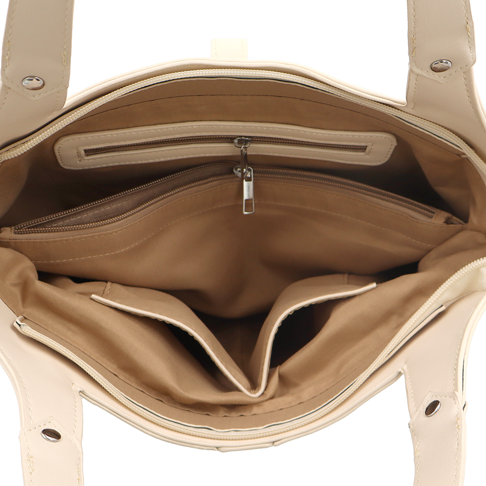 Nagy női táska – bézs