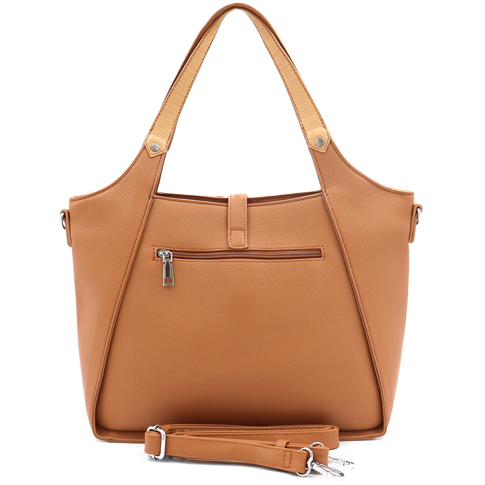 Nagy női táska – téglabarna