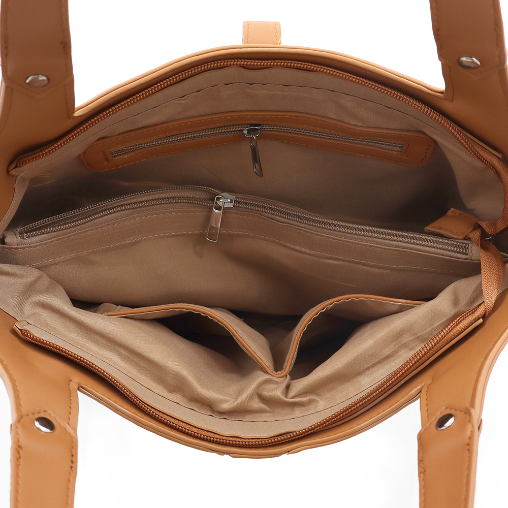 Nagy női táska – téglabarna