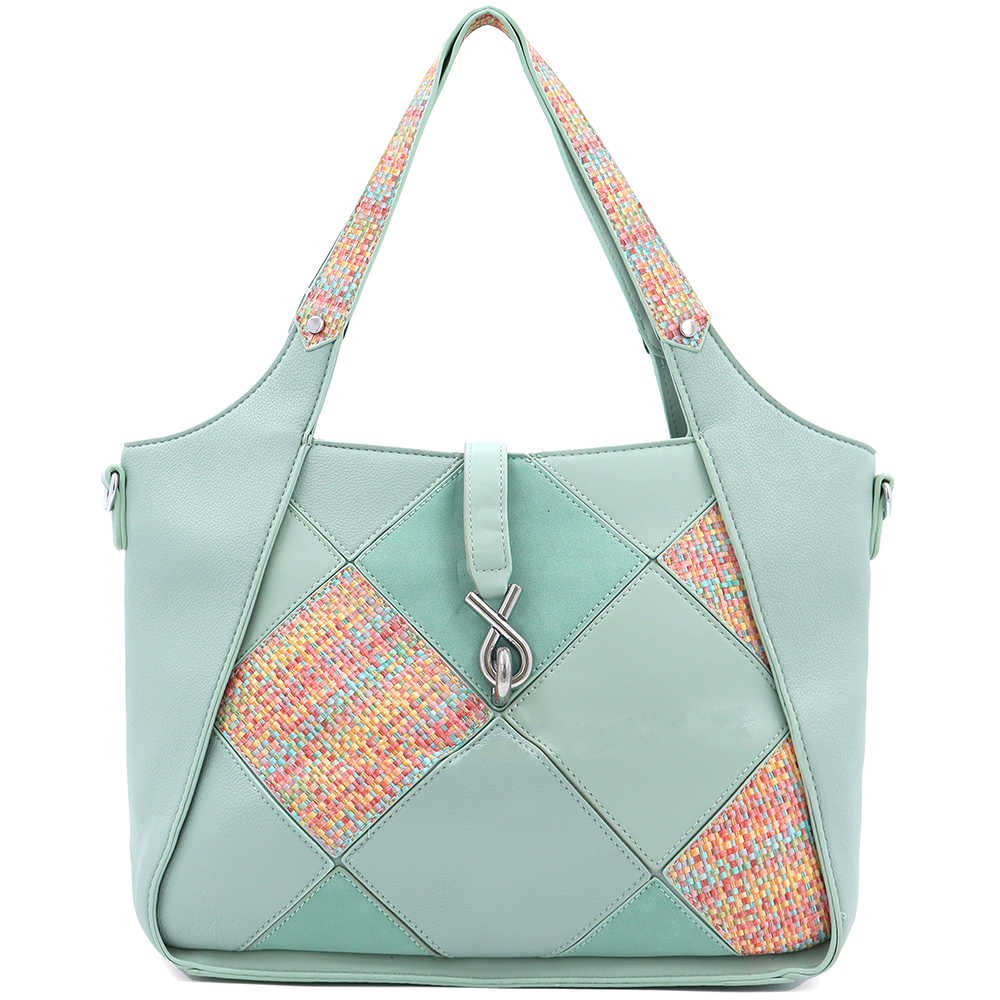 Nagy női táska – mentazöld