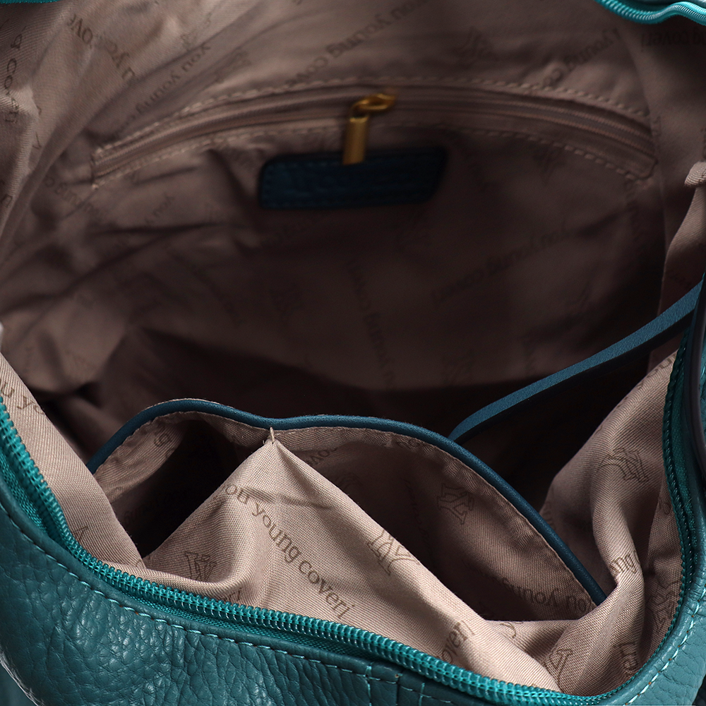 Nagy női táska típusú táska – türkiz