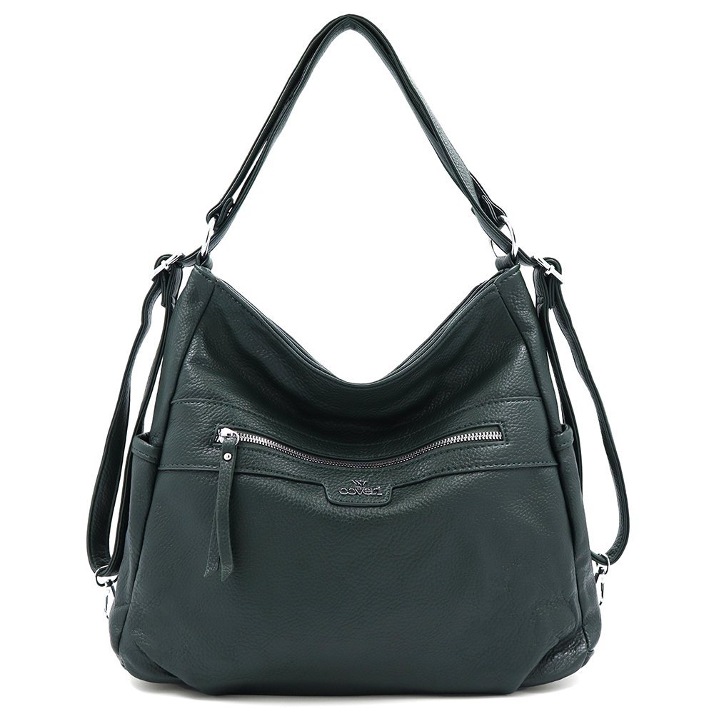 2 az 1-ben – táska és hátizsák – zöld