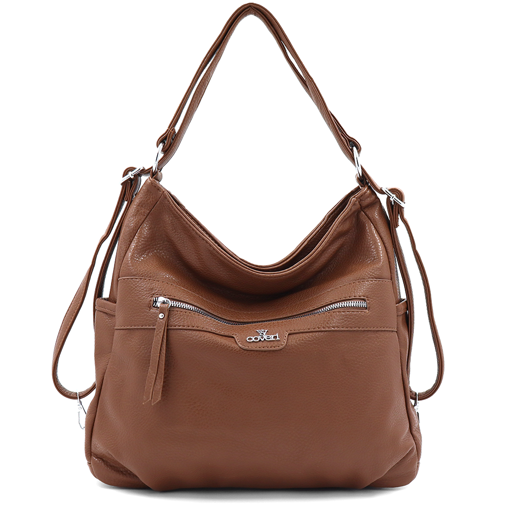 2 az 1-ben – táska és hátizsák – téglabarna