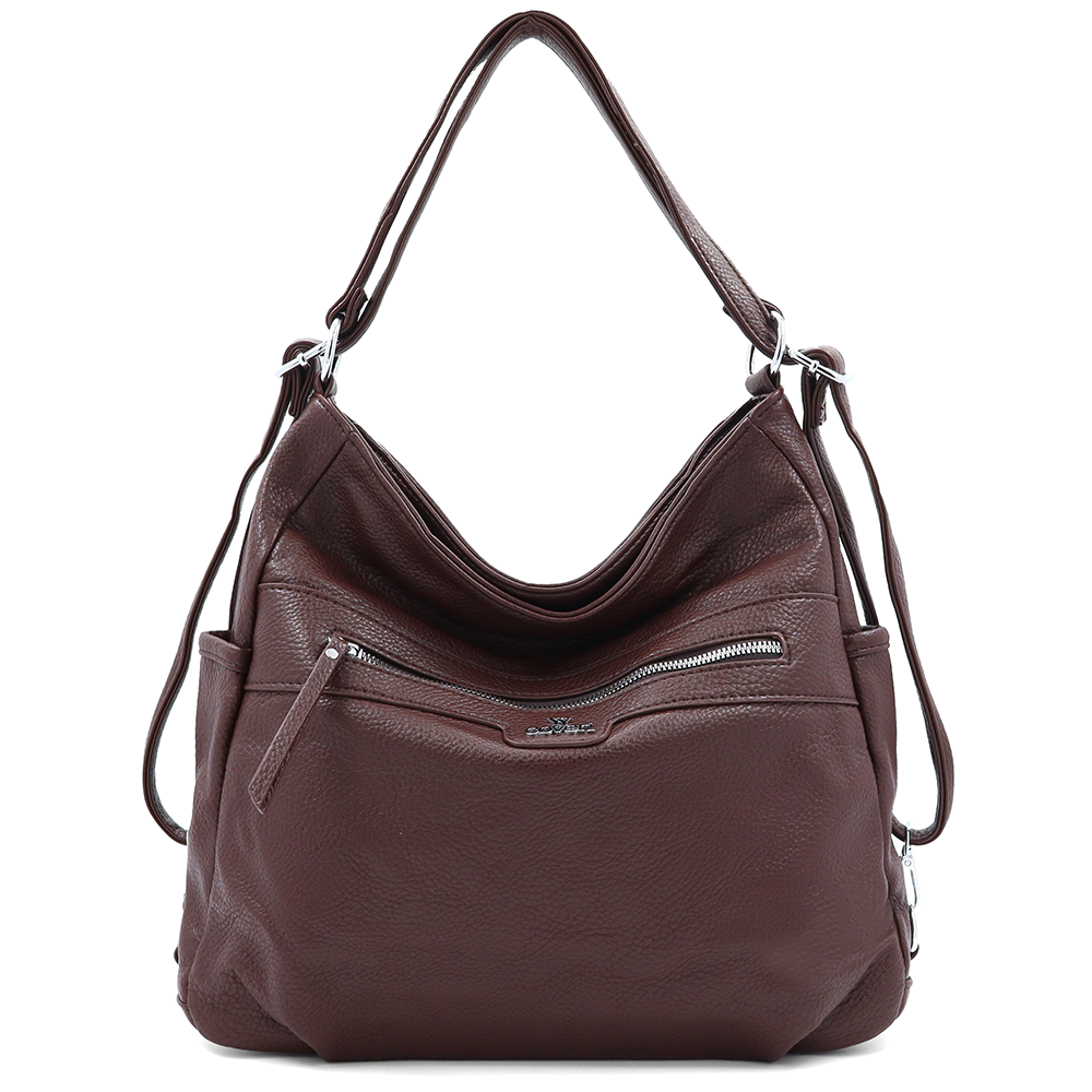 2 az 1-ben – táska és hátizsák – barna