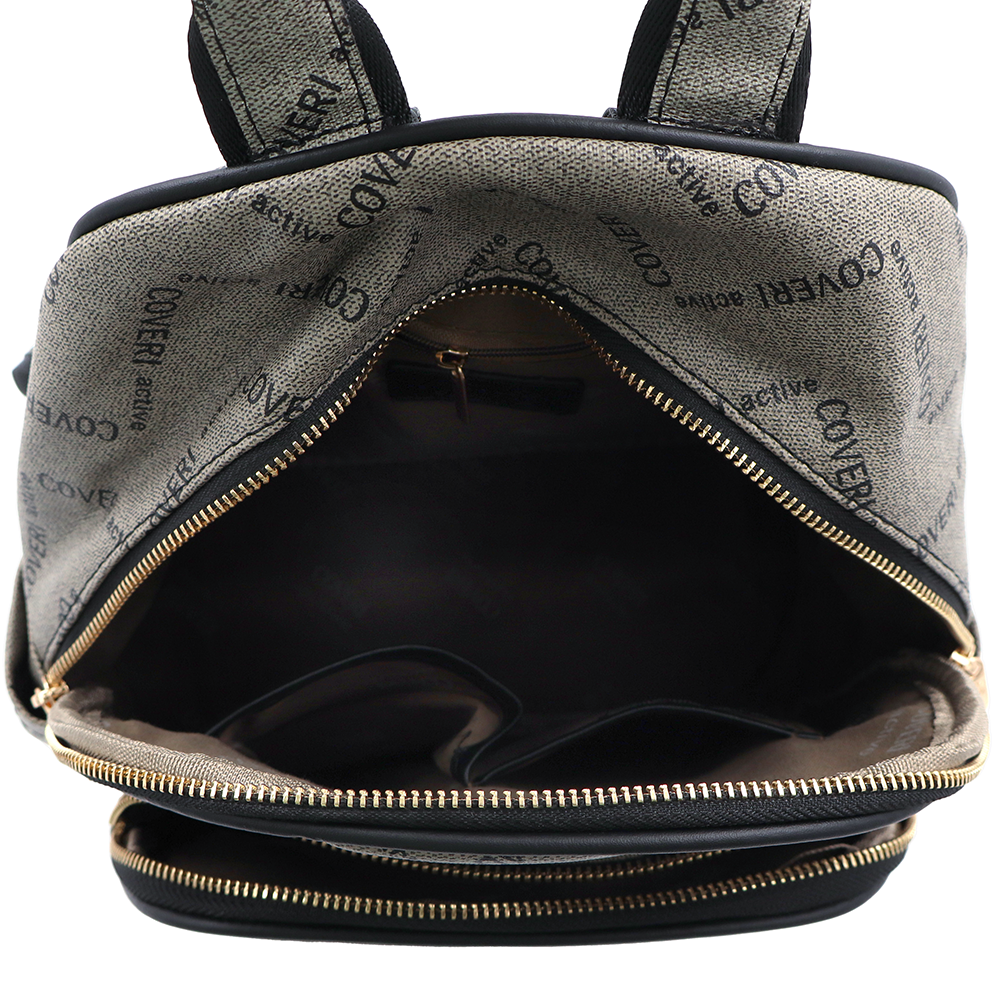 Női hátizsák mintás – szürke