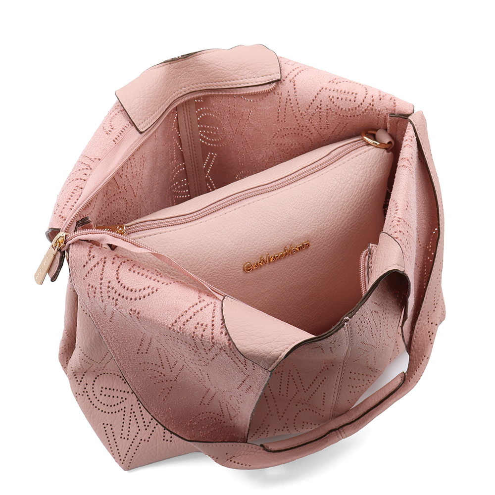 SZETT – Női táska típusú táska + válltáska – rózsaszín