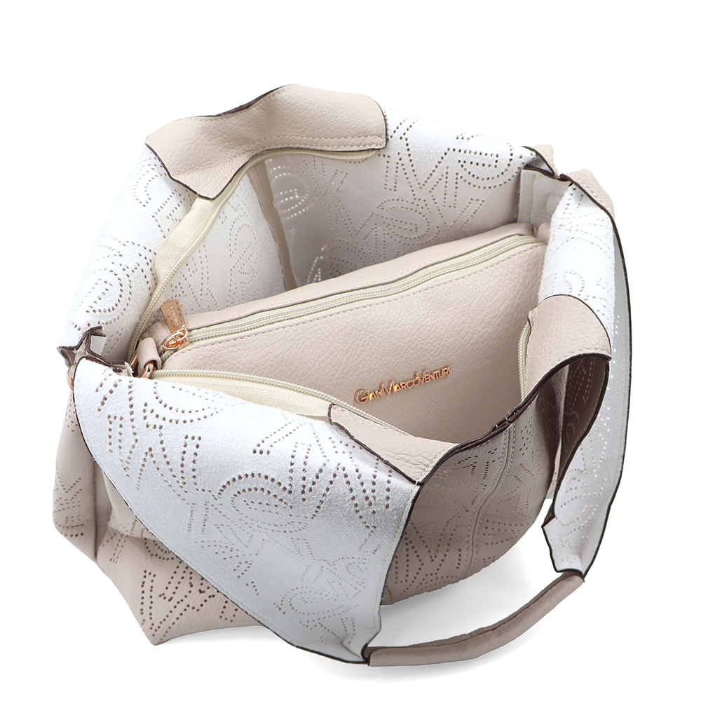 SZETT – Női táska típusú táska + válltáska – bézs